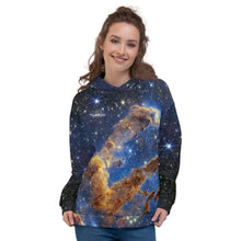 Load image into Gallery viewer, JWST Pillars of Creation Unisex Hooded Sweatshirt