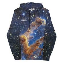 Load image into Gallery viewer, JWST Pillars of Creation Unisex Hooded Sweatshirt
