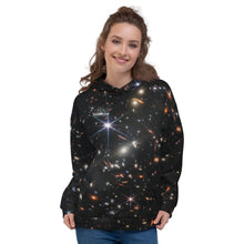 Load image into Gallery viewer, JWST SMACS 0723 Deep Field Unisex Hooded Sweatshirt