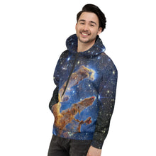 Load image into Gallery viewer, JWST Pillars of Creation Unisex Hooded Sweatshirt