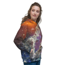 Load image into Gallery viewer, JWST Multicolor Pillars of Creation Unisex Hooded Sweatshirt