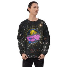 Load image into Gallery viewer, JWST SMACS 0723 Galaxy Cluster "A Million Miles Beyond Midnight" Unisex Sweatshirt