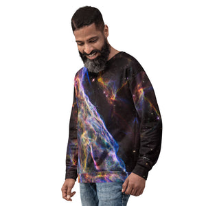 Cosmic Veil Nebula Unisex Sweatshirt