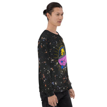 Load image into Gallery viewer, JWST SMACS 0723 Galaxy Cluster "A Million Miles Beyond Midnight" Unisex Sweatshirt