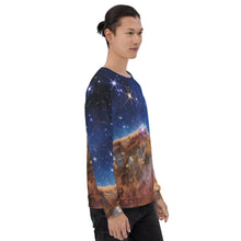 Load image into Gallery viewer, JWST Cosmic Cliffs Carina Nebula Unisex Sweatshirt