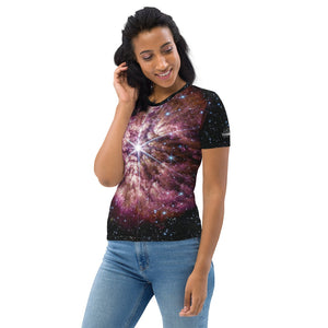 JWST Massive Star WR 124 Fitted T-Shirt