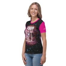 Load image into Gallery viewer, Astronomy on Tap "Carly" JWST WR 124 Fitted T-Shirt