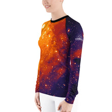 Load image into Gallery viewer, Eagle Nebula Fitted/Curvy Rash Guard