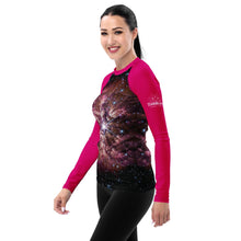 Load image into Gallery viewer, JWST Massive Star WR 124 Fitted/Curvy Rash Guard