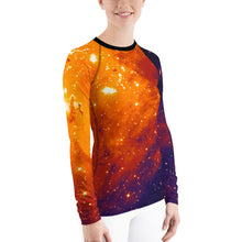 Load image into Gallery viewer, Eagle Nebula Fitted/Curvy Rash Guard