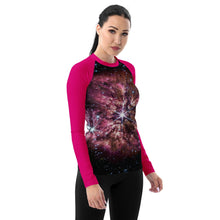 Load image into Gallery viewer, JWST Massive Star WR 124 Fitted/Curvy Rash Guard