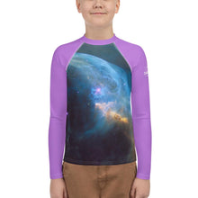 Load image into Gallery viewer, Bubble Nebula Rash Guard - Kids/Youth
