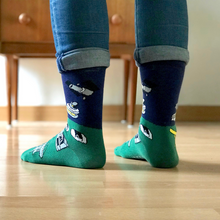 Load image into Gallery viewer, Telescope Color-Block Socks