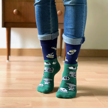 Load image into Gallery viewer, Telescope Color-Block Socks