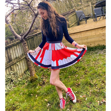 Load image into Gallery viewer, Dare Mighty Things  Mars 2020 Parachute Skater Skirt