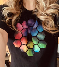 Load image into Gallery viewer, JWST Rainbow Nebula Mirror T-Shirt