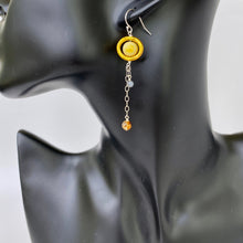 Load image into Gallery viewer, Saturn Dangle Earrings