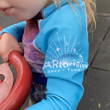Load image into Gallery viewer, Lagoon Nebula Kids Rash Guard (Toddler to Teen)