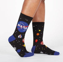 Load image into Gallery viewer, NASA Logo Solar System Socks