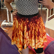 Load image into Gallery viewer, DKIST Sunspot Skater Skirt