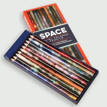 Load image into Gallery viewer, Space Image Swirl Colored Pencils