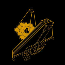 Load image into Gallery viewer, JWST Spacecraft Scarf