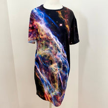 Load image into Gallery viewer, Cosmic Veil Nebula T-Shirt Dress