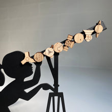 Load image into Gallery viewer, Space Mission Wood Post Earrings Set