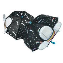 Load image into Gallery viewer, Astronaut in Space Color-Changing 3D Kids Umbrella
