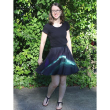 Load image into Gallery viewer, Aurora Australis from the ISS Skater Skirt