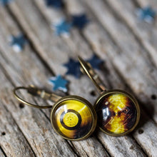 Load image into Gallery viewer, Voyager Golden Record Mismatched Earrings