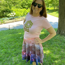 Load image into Gallery viewer, M83 Spiral Galaxy by Hubble Skater Skirt