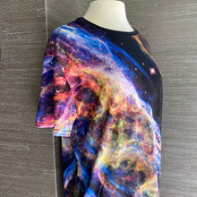 Load image into Gallery viewer, Cosmic Veil Nebula T-Shirt Dress