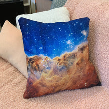 Load image into Gallery viewer, JWST Cosmic Cliffs Carina Nebula Pillow Case