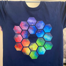 Load image into Gallery viewer, JWST Rainbow Nebula Mirror T-Shirt