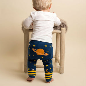 Ringed Planet Knit Toddler Leggings