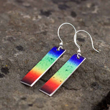 Load image into Gallery viewer, Solar Spectrum Aluminum Bar Earrings