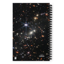 Load image into Gallery viewer, JWST SMACS 0723 Galaxy Cluster Spiral Notebook