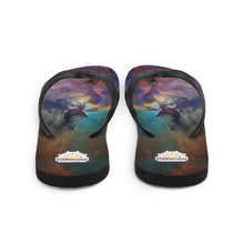 Load image into Gallery viewer, Lagoon Nebula Flip-Flops