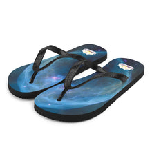 Load image into Gallery viewer, Bubble Nebula Flip-Flops