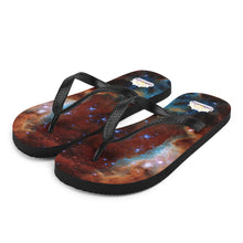 Load image into Gallery viewer, Cosmic Reef Flip-Flops