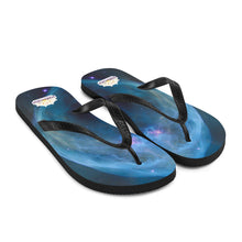 Load image into Gallery viewer, Bubble Nebula Flip-Flops