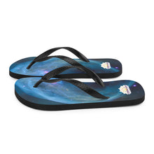 Load image into Gallery viewer, Bubble Nebula Flip-Flops