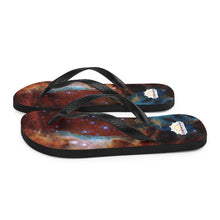 Load image into Gallery viewer, Cosmic Reef Flip-Flops