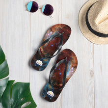 Load image into Gallery viewer, Cosmic Reef Flip-Flops