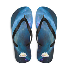 Load image into Gallery viewer, Bubble Nebula Flip-Flops