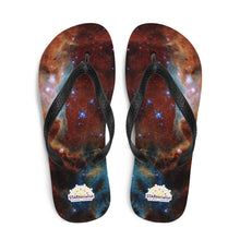 Load image into Gallery viewer, Cosmic Reef Flip-Flops