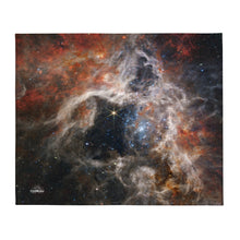 Load image into Gallery viewer, JWST Tarantula Nebula Throw Blanket