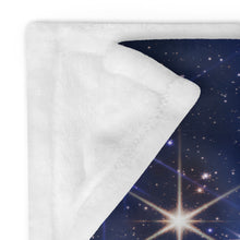 Load image into Gallery viewer, JWST Cosmic Cliffs Carina Nebula Throw Blanket