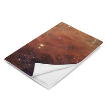 Load image into Gallery viewer, JWST Cosmic Cliffs Carina Nebula Throw Blanket